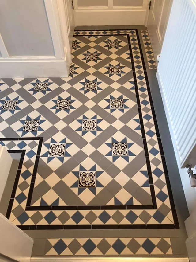 Victorian tiled flooring