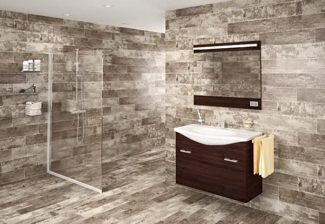 Full Tile Installation in Bathroom